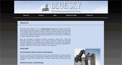 Desktop Screenshot of blueskyenvironmental.com